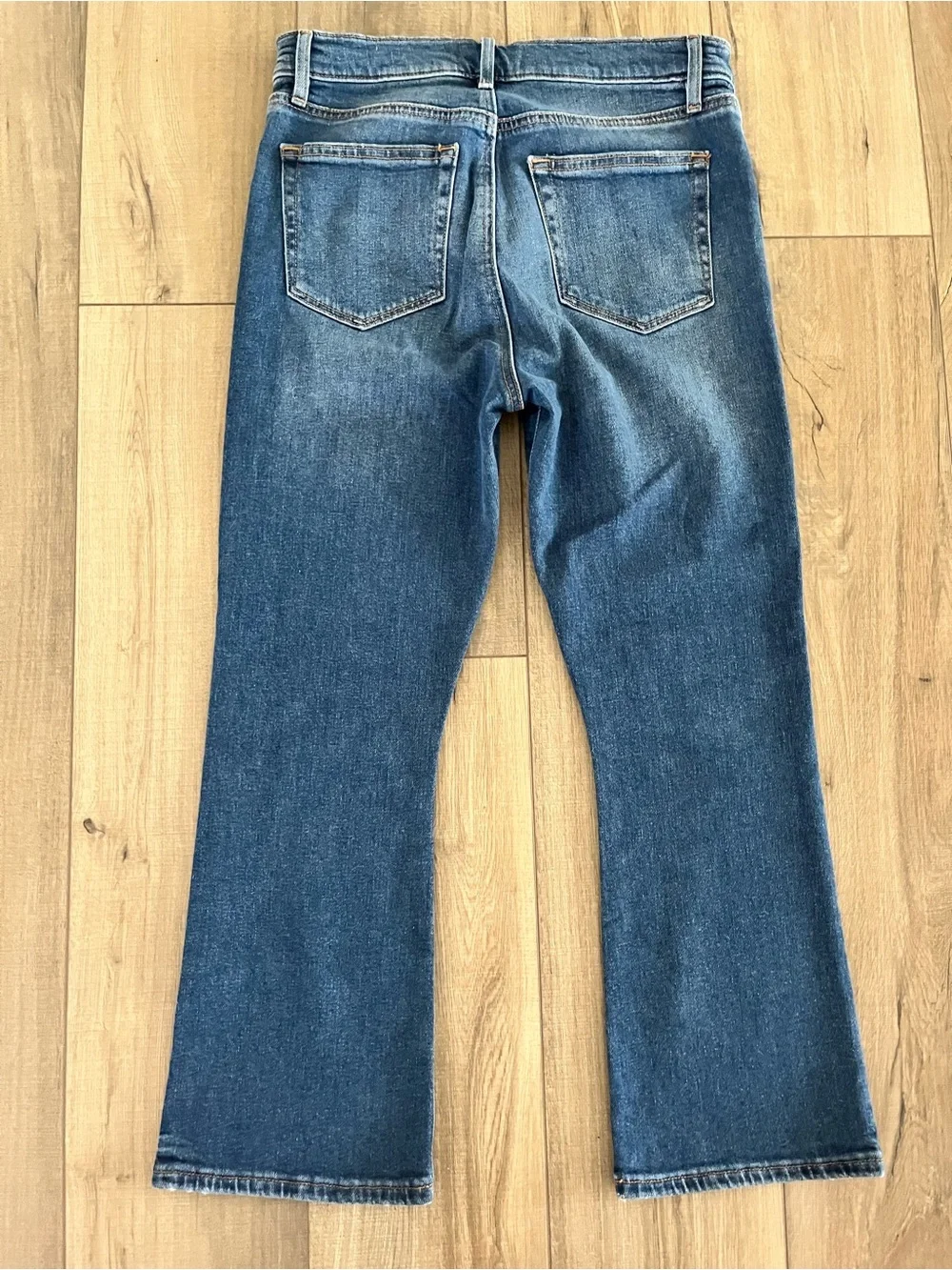 LOFT Bundle of 2 High Rise Kick Crop Denim Jeans Sz 28 - Picture 10 of 14